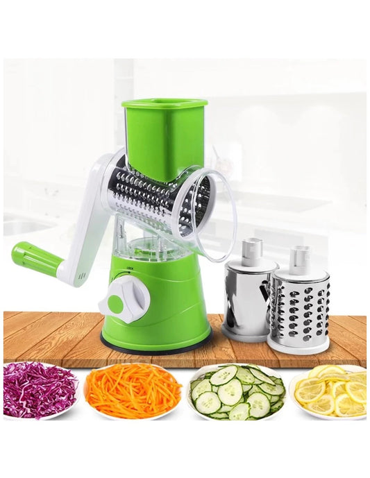 Manual Vegetable Drum cutter Slicer Multifunctional Round Slicer Kitchen Gadget
