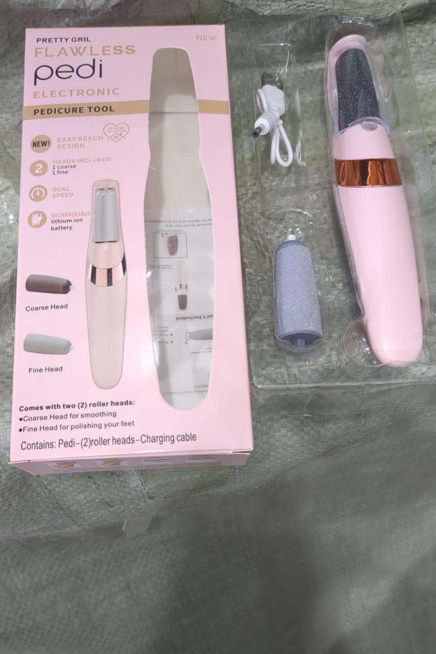 Rechargeable Electric Pedi Foot Filer Effective Callus Remover For Soft Smooth Feet With Easy Use And Reliable Performance