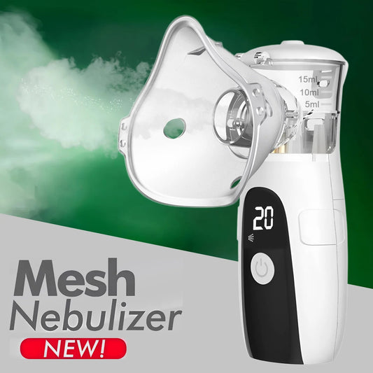 Portable Inhale Nebulizer Mini Handheld Mesh Atomizer Silent Inalador Usb Autoclean Nebulizador Adult Automizer DropShipping