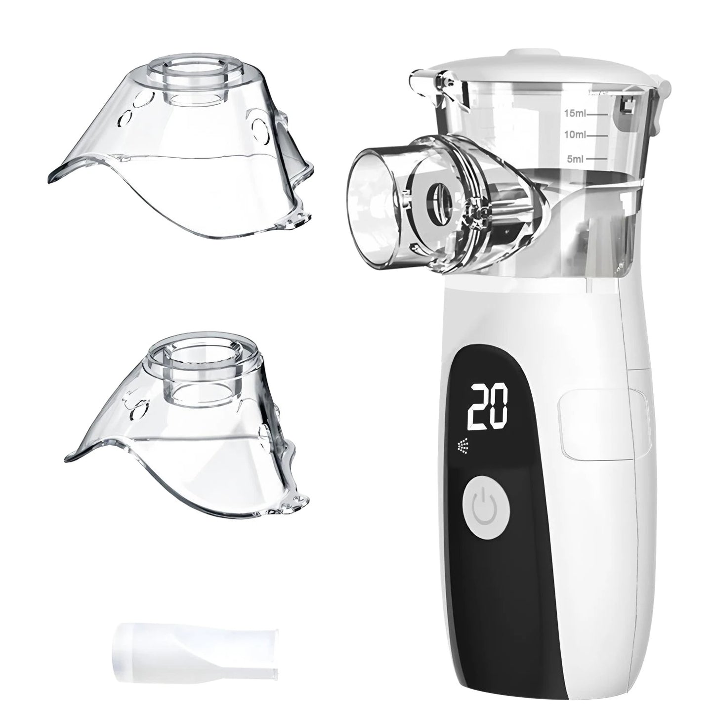 Portable Inhale Nebulizer Mini Handheld Mesh Atomizer Silent Inalador Usb Autoclean Nebulizador Adult Automizer DropShipping