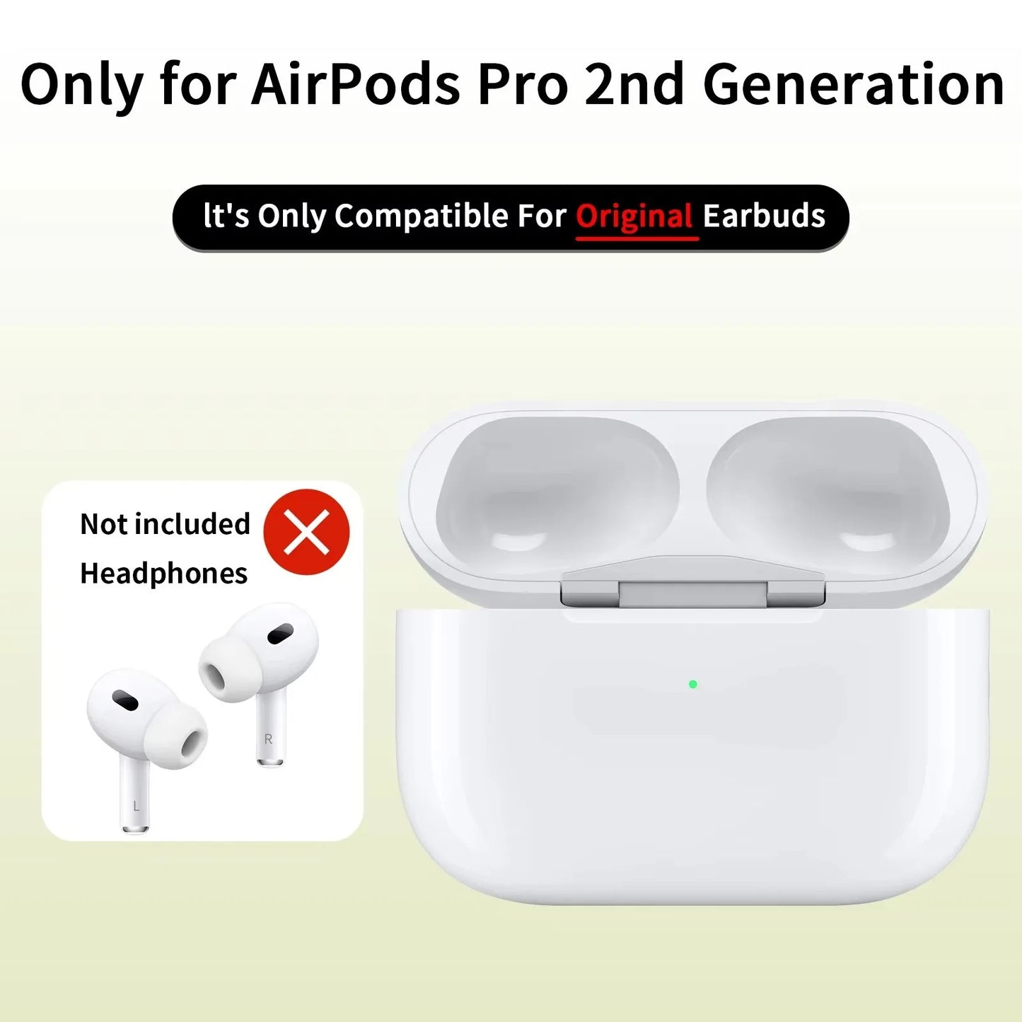 Replacement Charging Case Compatible with Apple AirPod pro 1 2 3 Battery Box for Genuine AirPods